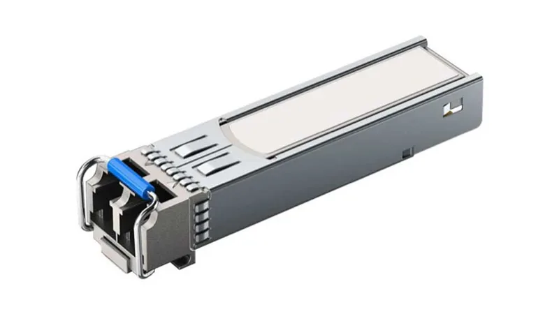 Product photo of the Aruba J9151D 10 Gigabit SFP+ 10GBASE-LR transceiver.